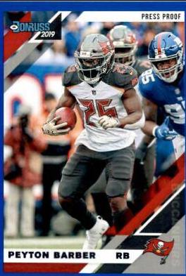 Peyton Barber [Blue Press Proof] #239