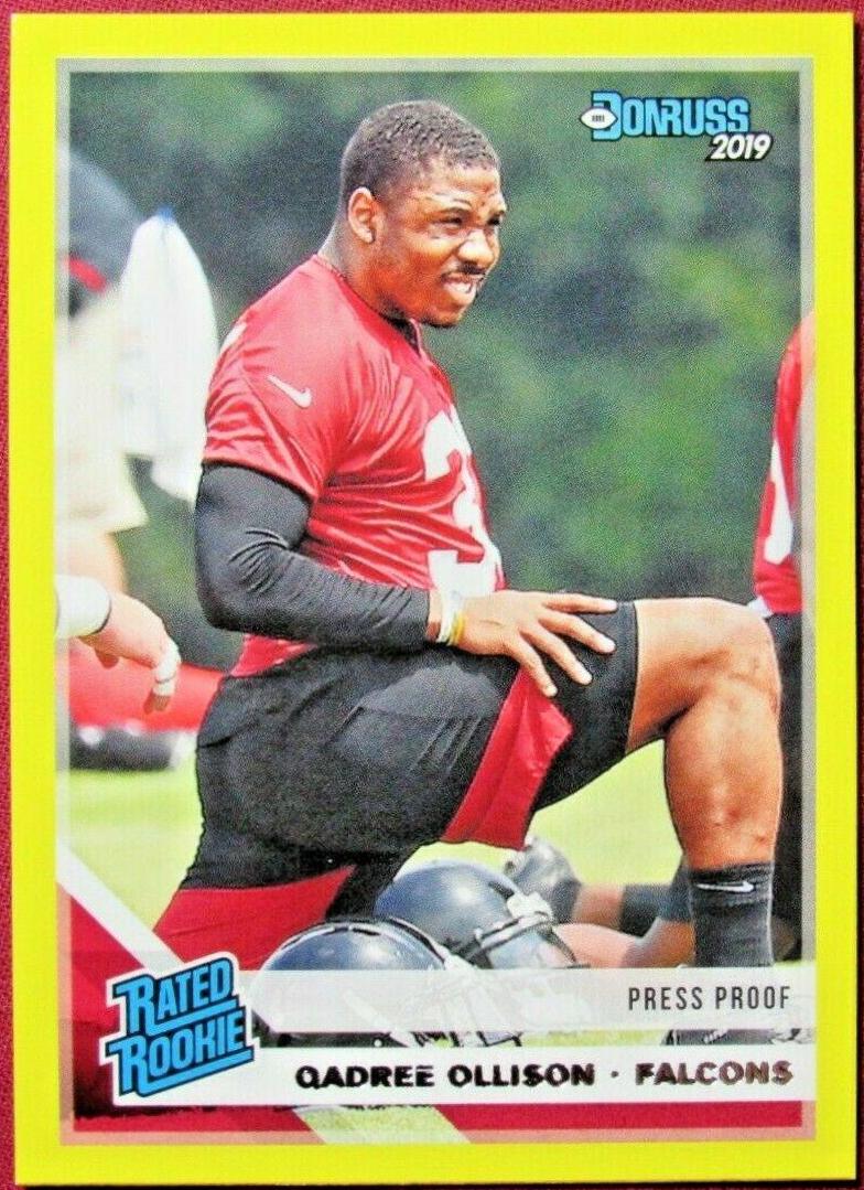 Qadree Ollison [Yellow Press Proof] #349