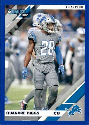 Quandre Diggs [Blue Press Proof] #96