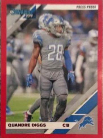 Quandre Diggs [Red Press Proof] #96