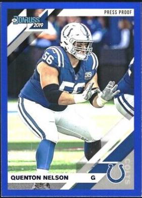 Quenton Nelson [Blue Press Proof] #120