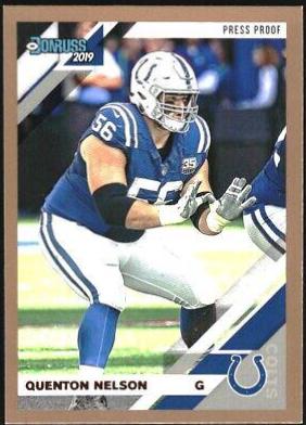 Quenton Nelson [Bronze Press Proof] #120