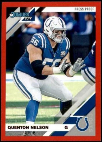 Quenton Nelson [Red Press Proof] #120
