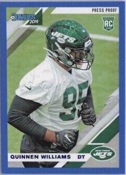 Quinnen Williams [Blue Press Proof] #253