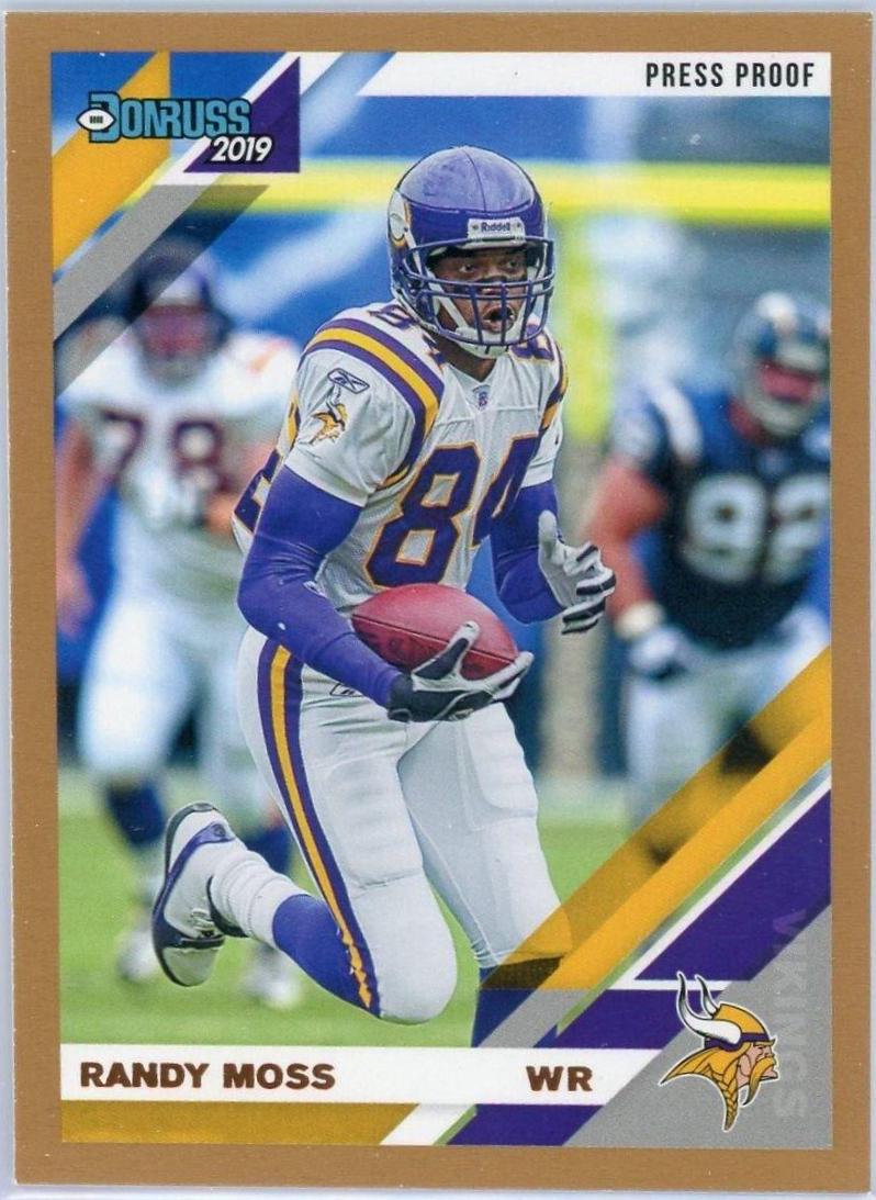 Randy Moss [Bronze Press Proof] #161