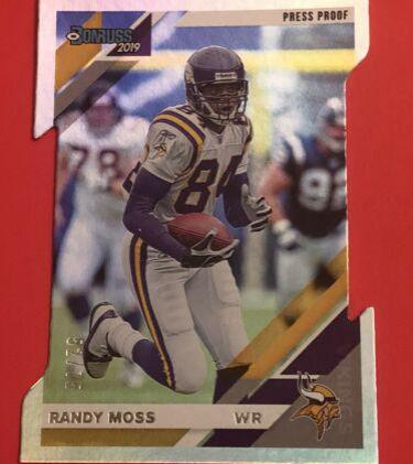 Randy Moss [Silver Die Cut Press Proof] #161