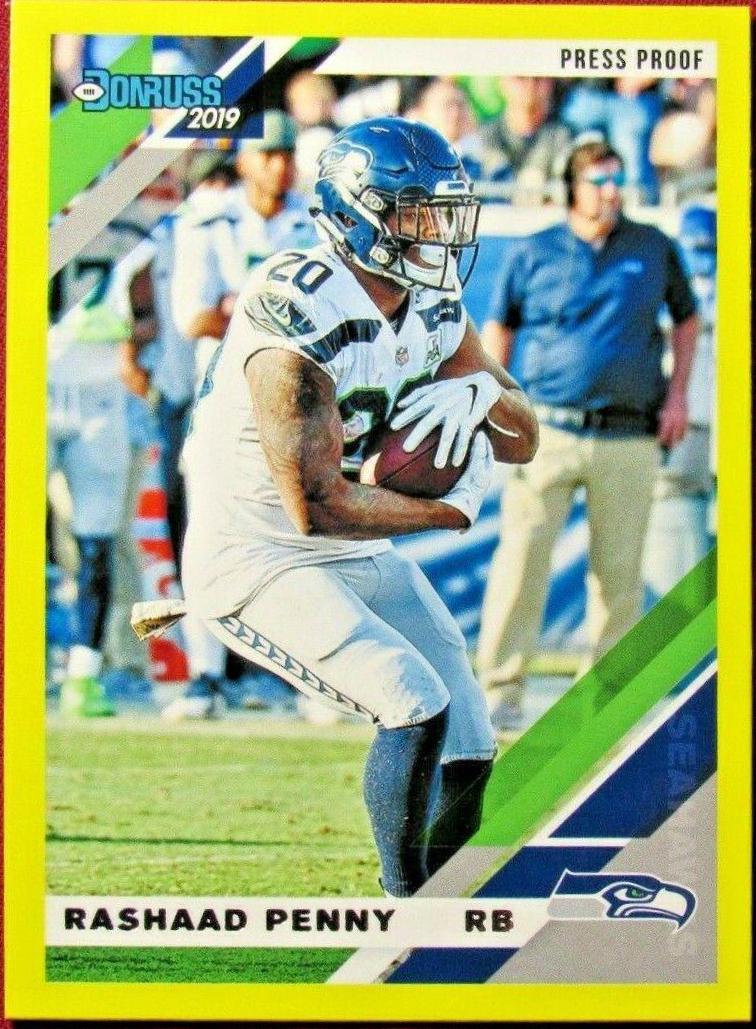 Rashaad Penny [Yellow Press Proof] #247