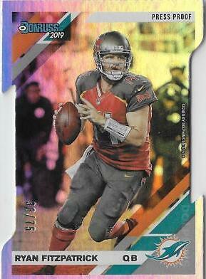 Ryan Fitzpatrick [Silver Die Cut Press Proof] #146