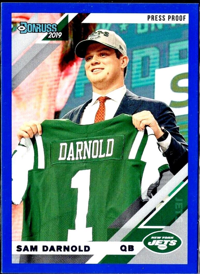 Sam Darnold [Blue Press Proof] #186