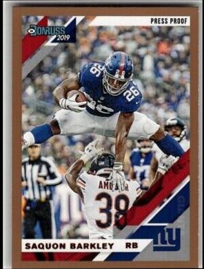 Saquon Barkley [Bronze Press Proof] #179