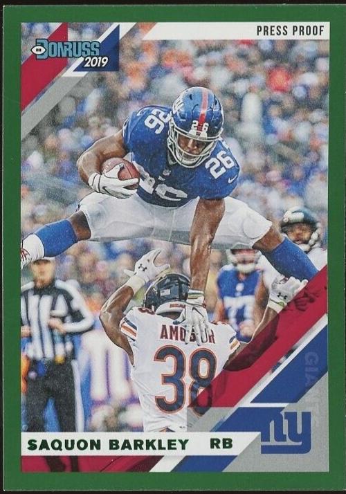 Saquon Barkley [Green Press Proof] #179