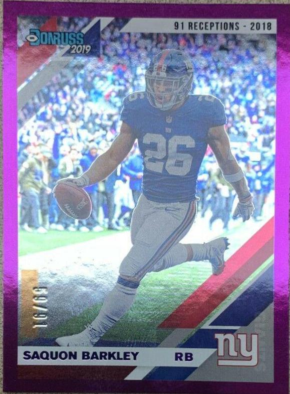 Saquon Barkley [Season Stat Line] #179