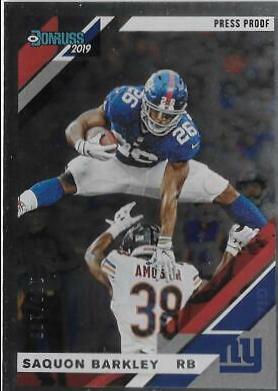 Saquon Barkley [Silver Press Proof] #179