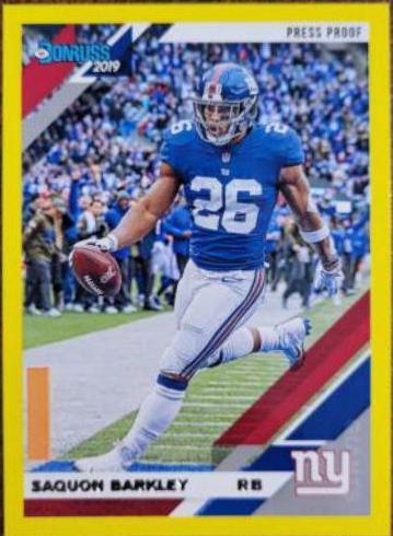 Saquon Barkley [Yellow Press Proof] #179