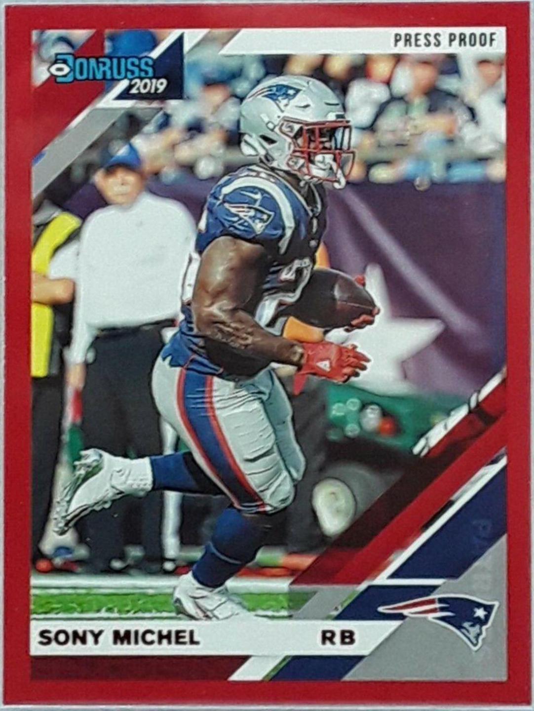 Sony Michel [Red Press Proof] #163