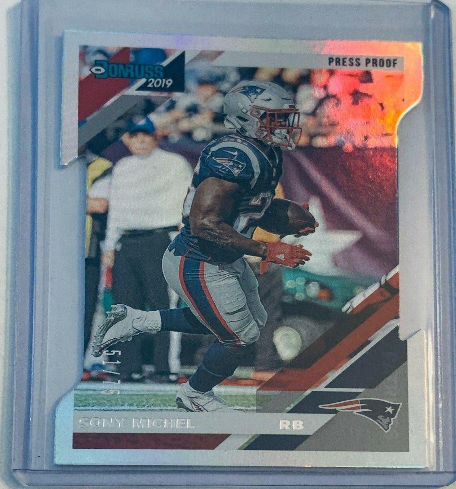 Sony Michel [Silver Die Cut Press Proof] #163