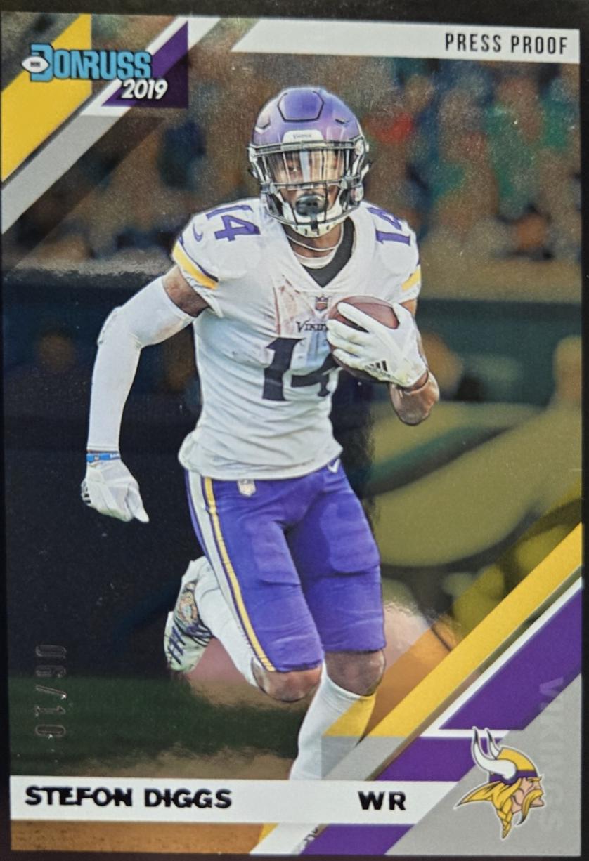 Stefon Diggs [Black Press Proof] #157