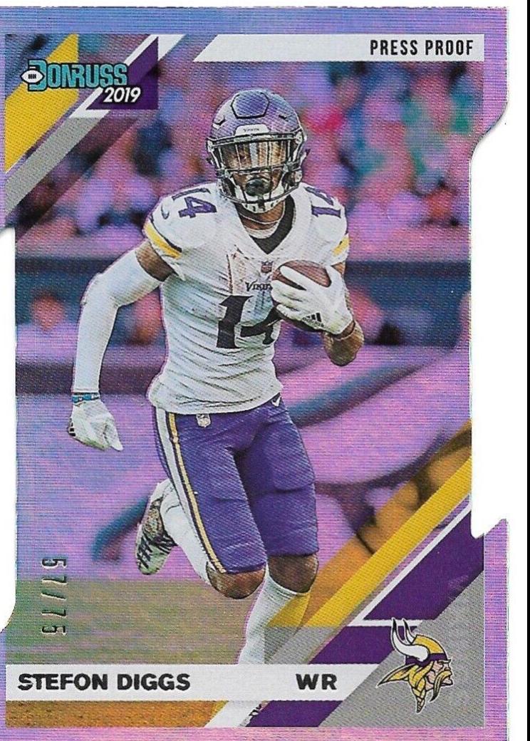 Stefon Diggs [Silver Die Cut Press Proof] #157