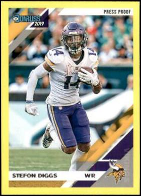 Stefon Diggs [Yellow Press Proof] #157