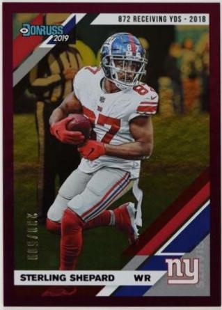 Sterling Shepard [Season Stat Line] #181