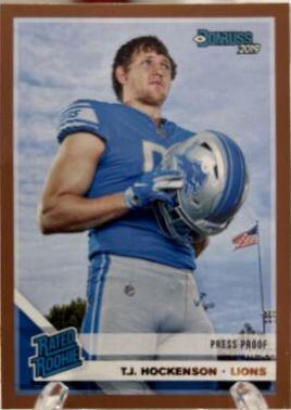 T.J. Hockenson [Bronze Press Proof] #321