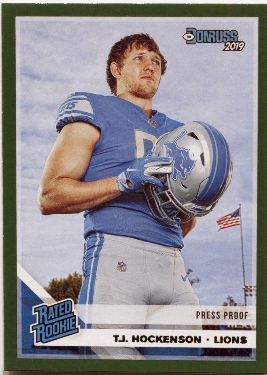 T.J. Hockenson [Green Press Proof] #321