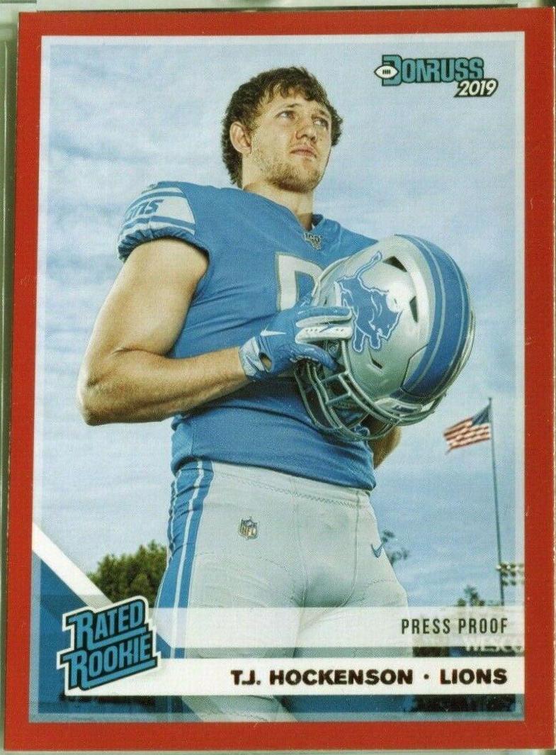 T.J. Hockenson [Red Press Proof] #321