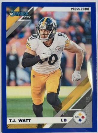 T.J. Watt [Blue Press Proof] #216