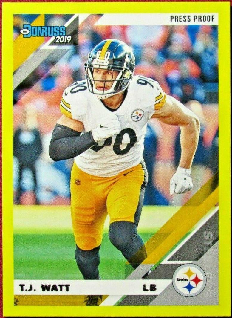 T.J. Watt [Yellow Press Proof] #216