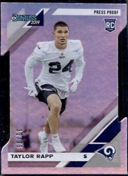 Taylor Rapp [Silver Die Cut Press Proof] #279