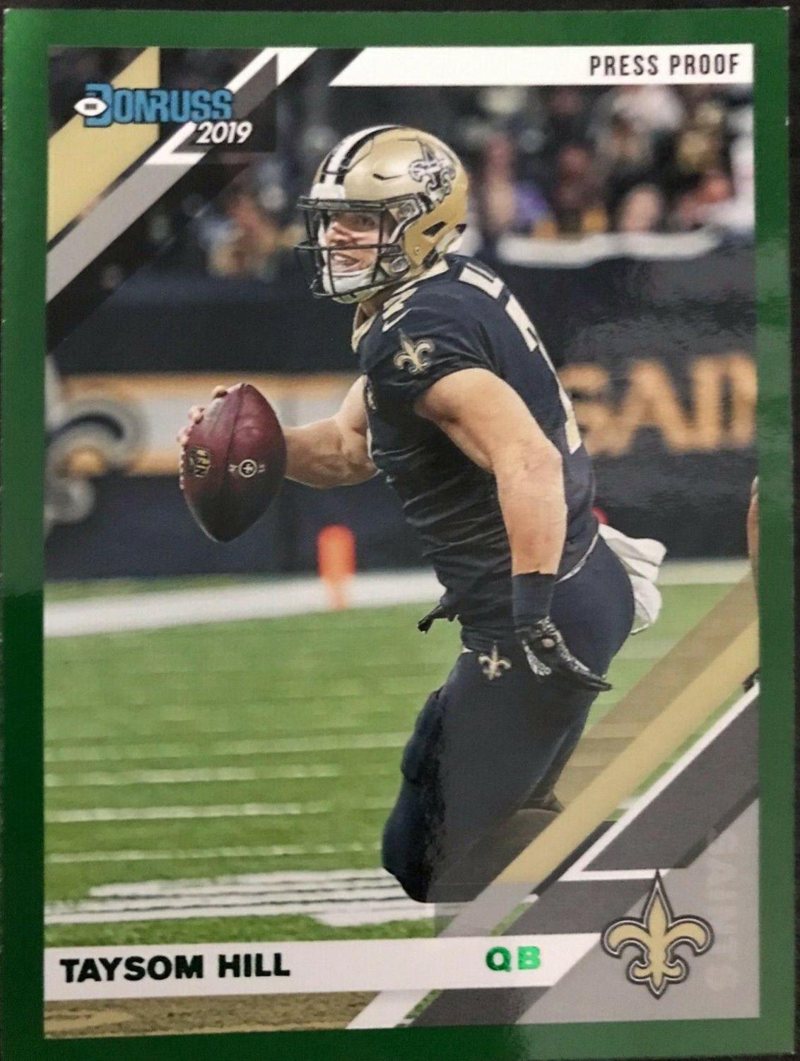 Taysom Hill [Green Press Proof] #174