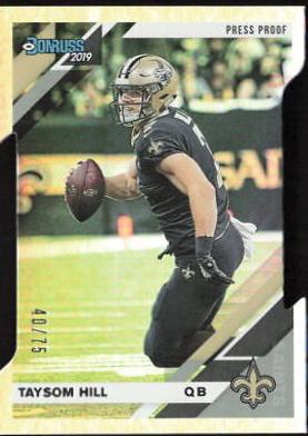 Taysom Hill [Silver Die Cut Press Proof] #174
