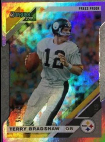 Terry Bradshaw [Silver Die Cut Press Proof] #218