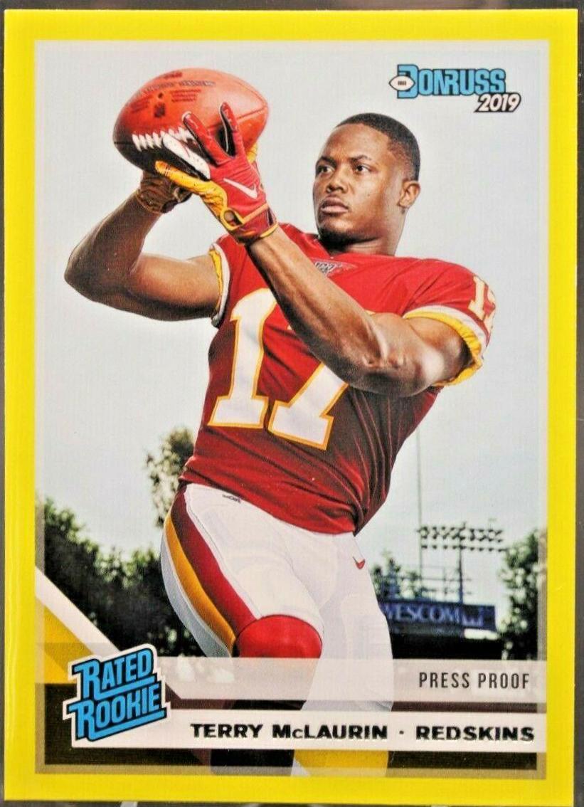 Terry McLaurin [Yellow Press Proof] #329