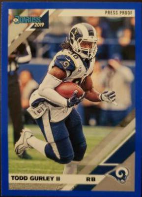 Todd Gurley II [Blue Press Proof] #139
