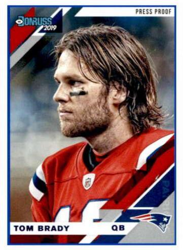 Tom Brady [Blue Press Proof] #162
