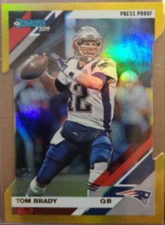 Tom Brady [Gold Die Cut Press Proof] #162