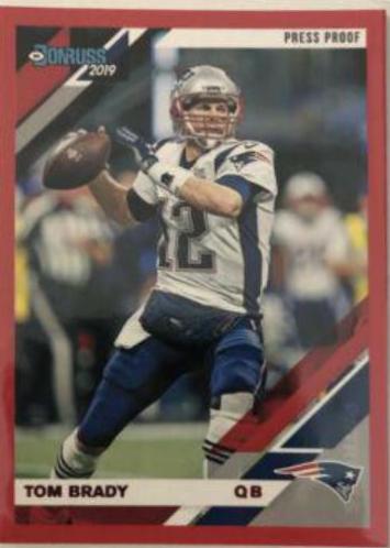 Tom Brady [Red Press Proof] #162