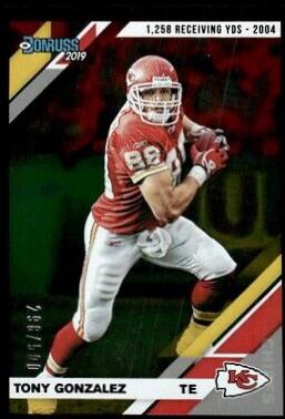 Tony Gonzalez [Green Press Proof] #8