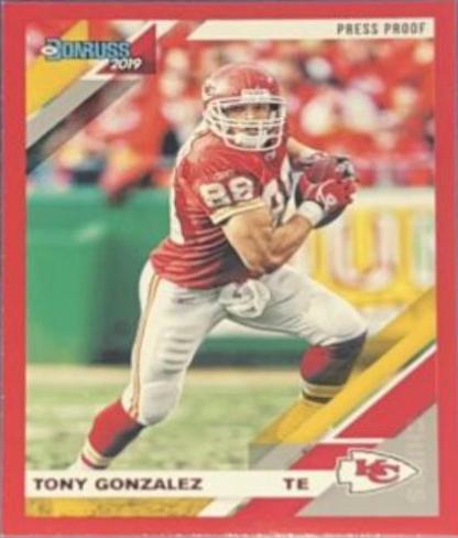 Tony Gonzalez [Red Press Proof] #8