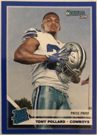 Tony Pollard [Blue Press Proof] #337