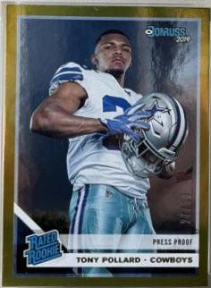 Tony Pollard [Gold Press Proof] #337