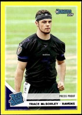 Trace McSorley [Yellow Press Proof] #346