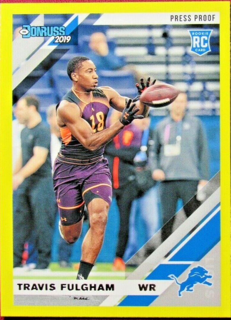 Travis Fulgham [Yellow Press Proof] #294