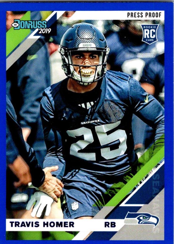 Travis Homer [Blue Press Proof] #298