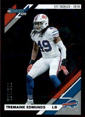 Tremaine Edmunds [Season Stat Line] #37