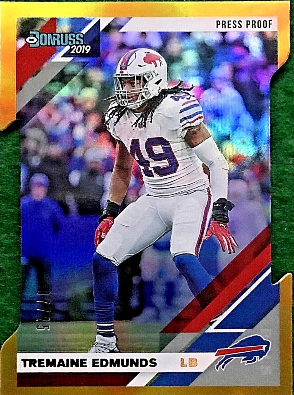 Tremaine Edmunds [Silver Die Cut Press Proof] #37