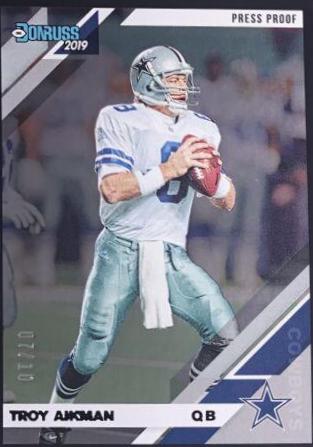 Troy Aikman [Black Press Proof] #81