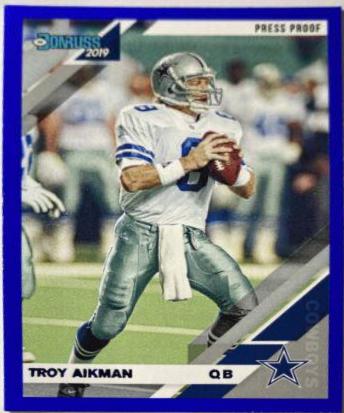 Troy Aikman [Blue Press Proof] #81