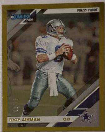 Troy Aikman [Gold Press Proof] #81
